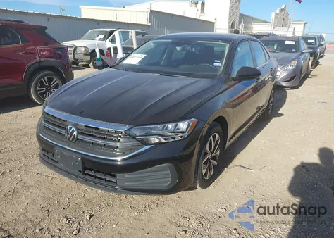 2024 Volkswagen Jetta 1.5T S из США, поврежденный, VIN 3VW5M7BU8RM006820